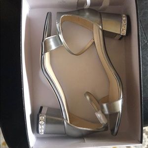 Nine West open toed heels
